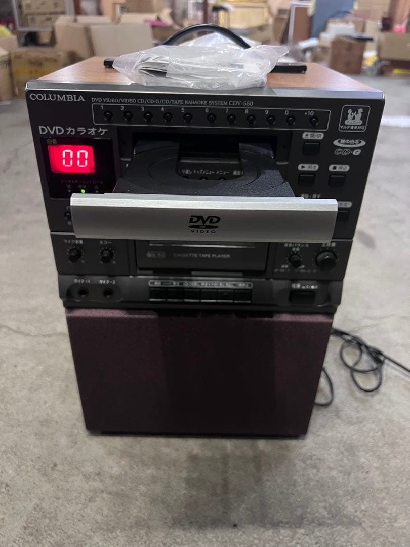 COLUMBIA DVD カラオケシステム CDV-550