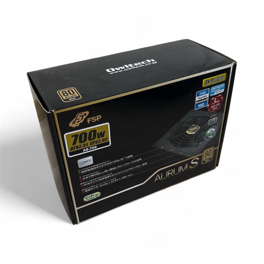 電源ユニット AS-700 AURUM S 700W Owltech
