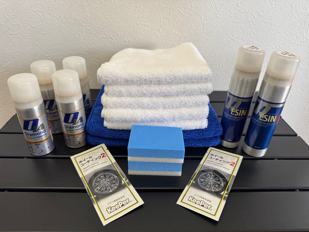 Wダイヤモンドキーパー　ホイールコーティング　セット　キーパー　KeePer