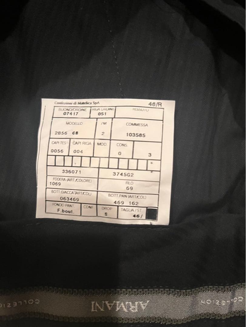 ARMANIアルマーニスーツ