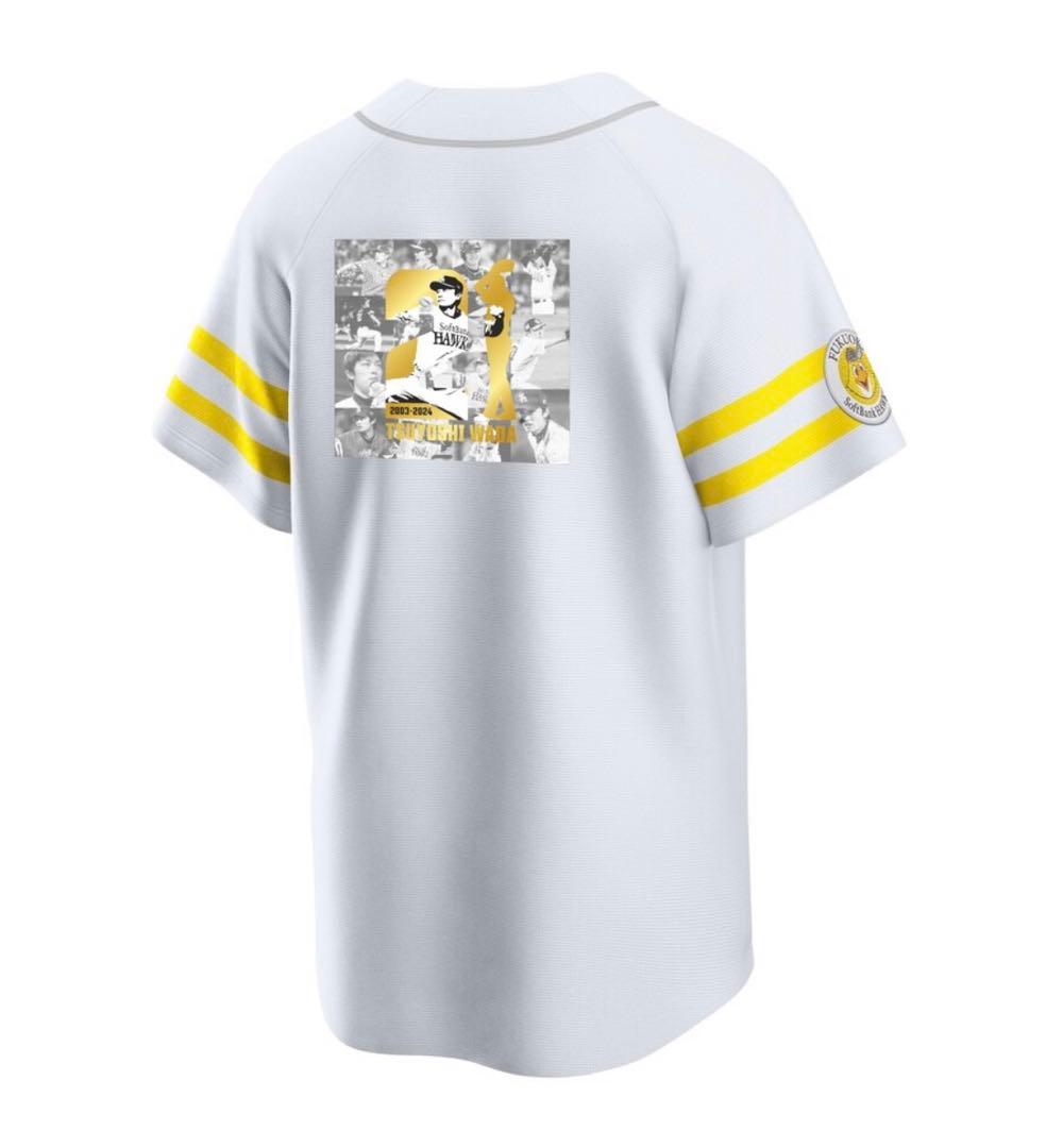 和田毅 引退記念レプリカユニフォーム ホーム バックプリント Lサイズ