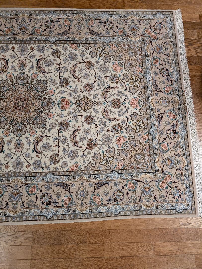 ペルシャ絨毯　イスファハン　エスファーハン　230×155　　ENTESHARI