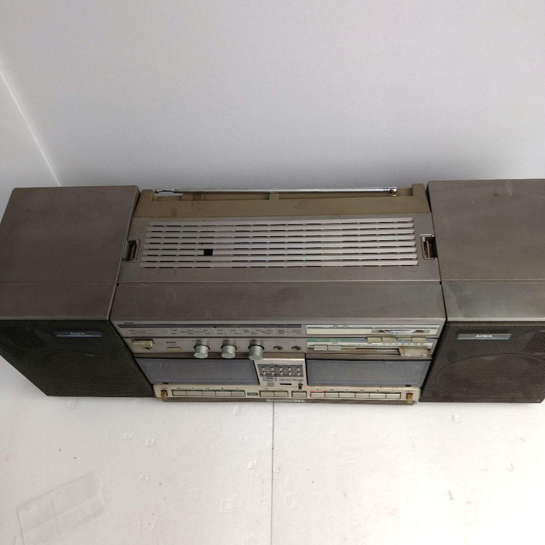 AIWA CA-W2 昭和 レトロ ラジカセ オーディオ機器 ラジオ カセット