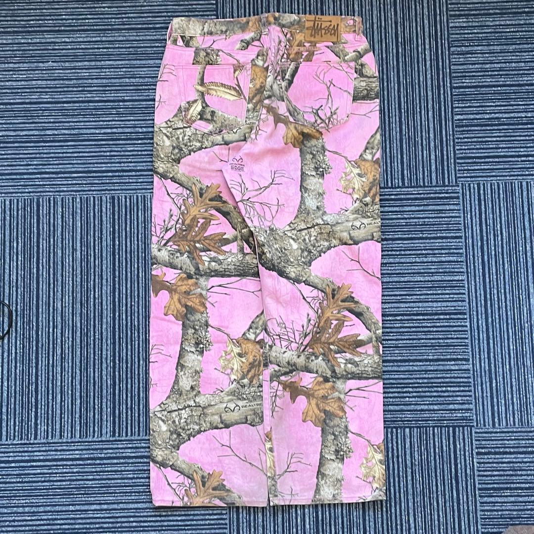 パンツ STUSSY Pink Real-tree Camo Pants BIG OL