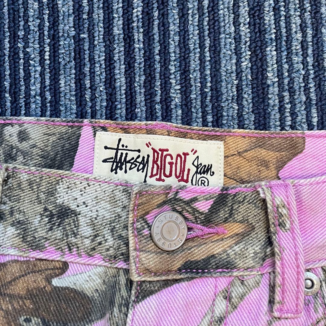 パンツ STUSSY Pink Real-tree Camo Pants BIG OL