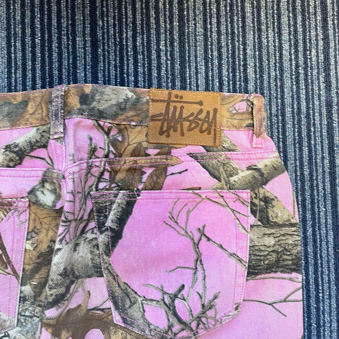 パンツ STUSSY Pink Real-tree Camo Pants BIG OL