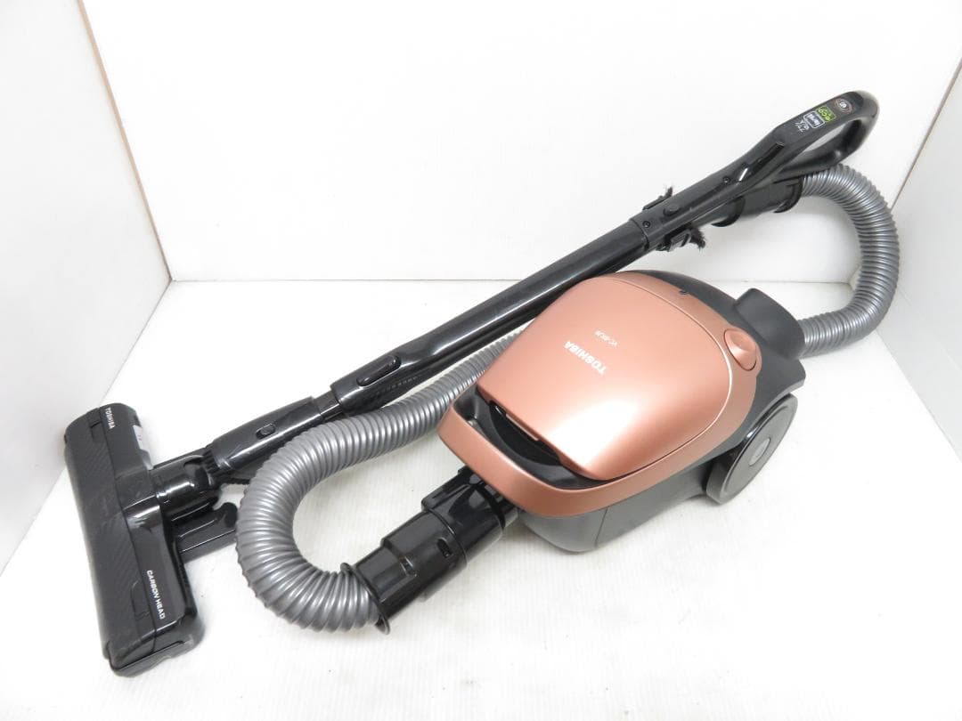 東芝 2022年製 紙パック式掃除機 クリーナー パワーブラシ VC-BKJ9