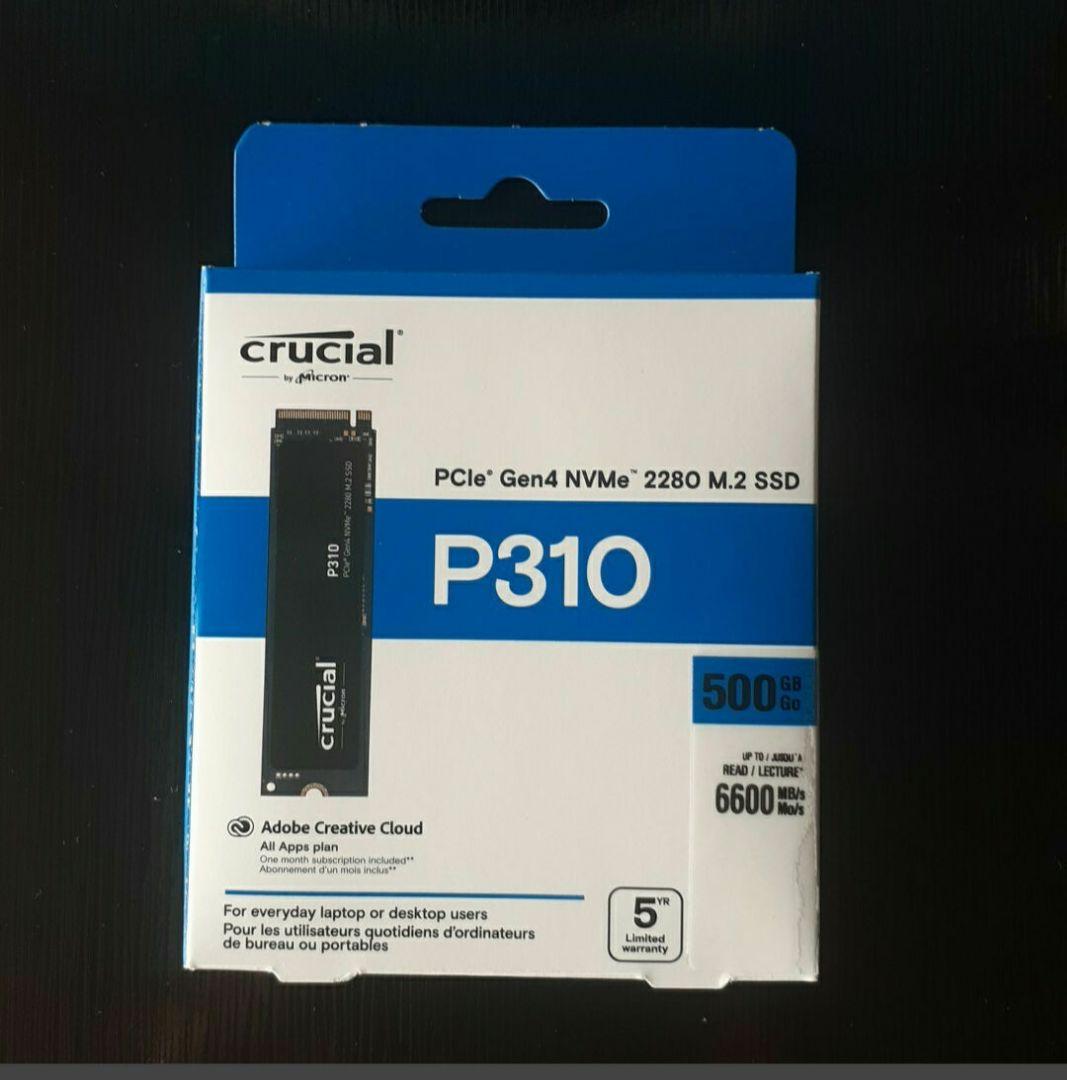 内蔵型SSD Crucial P310 500GB SSD PCIe Gen4 NVMe