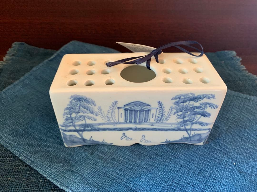 イギリスオックスフォード製デボラ・シアーズ手描きのセラミック花器