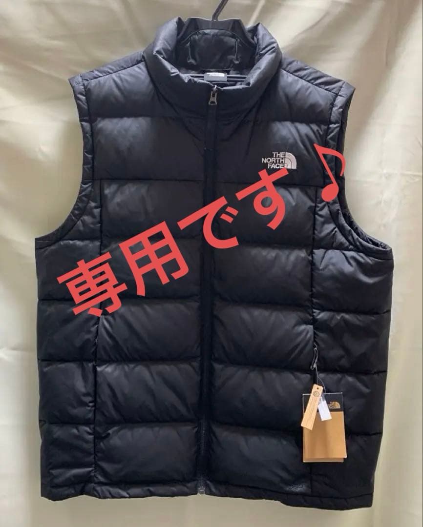 ノースフェイス　ダウンベスト　ブラック　ビックサイズ