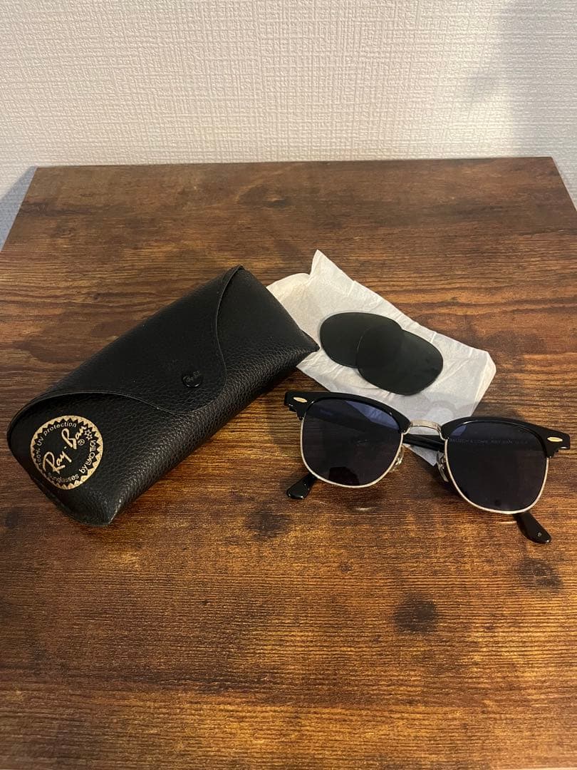 希少 Ray-Ban B&L USA製 CLUBMASTER ボーイズマーケット