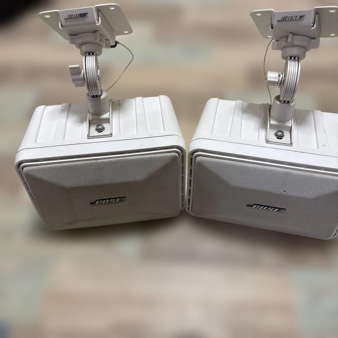 ミ*ズ様 BOSE　スピーカー　101MMW　ペア　天吊金具付き　ホワイト 白