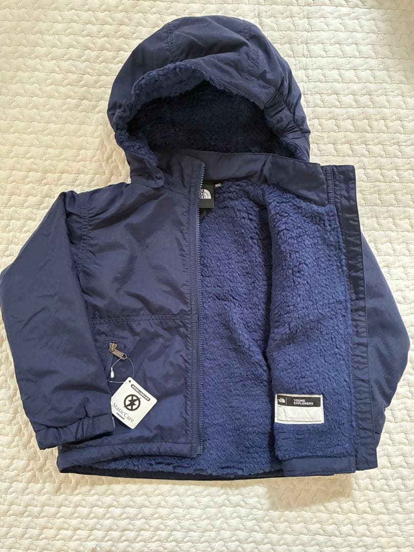 新品未使用　ノースフェイス　コンパクトノマドジャケット100cm ネイビー