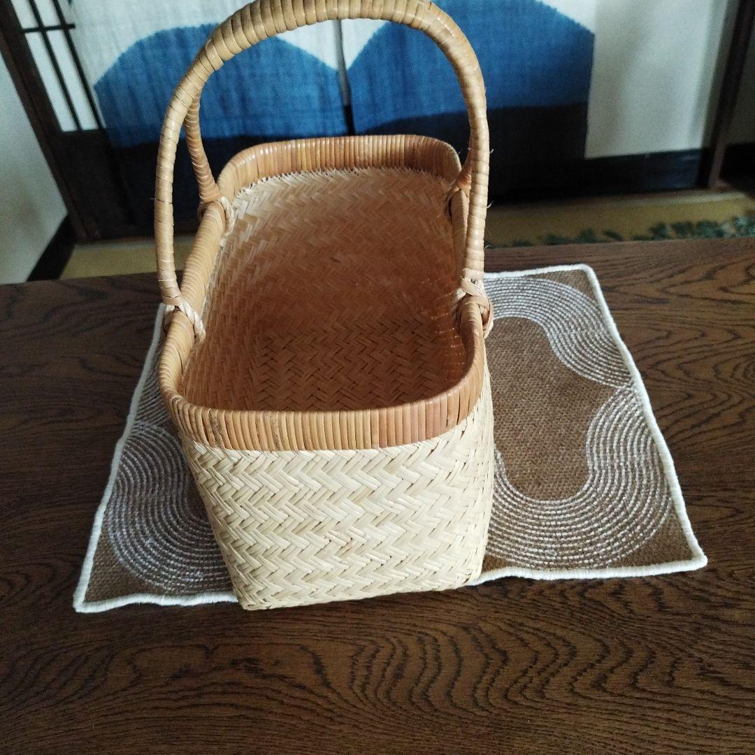 竹かごバッグ