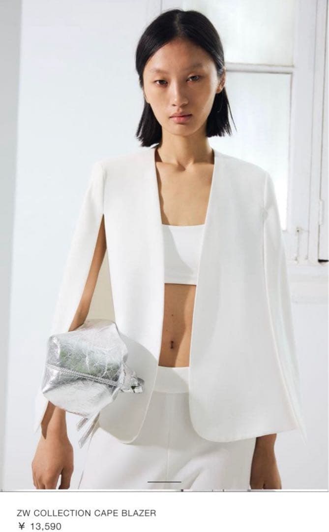 ZARA ケープ　ブレザー　ジャケット