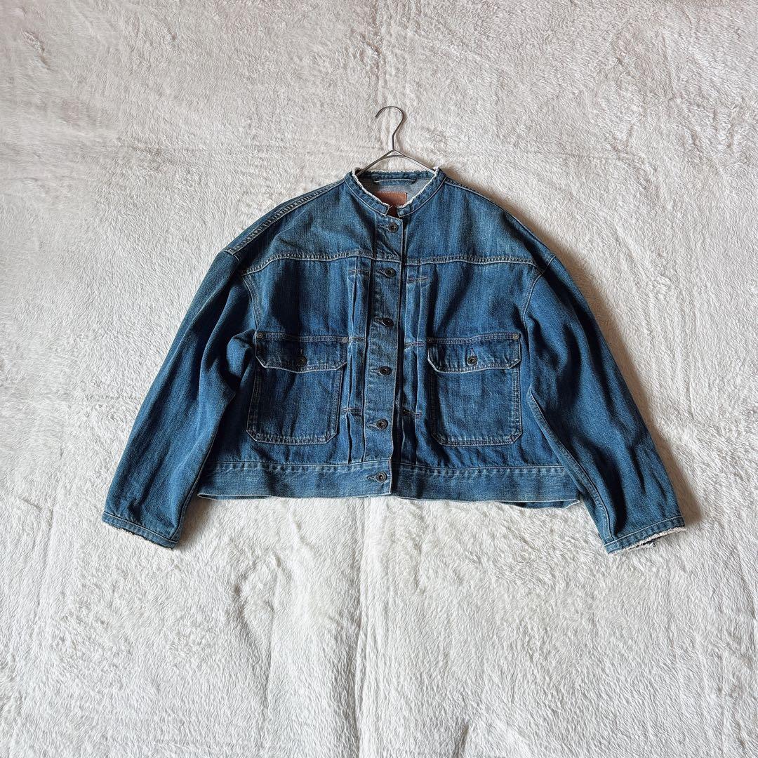 スピック&スパン 5 1/22 ND-LINE CROP DENIM ジャケット