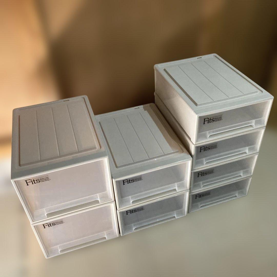 【引取or配達】Fits 収納ケース 8個