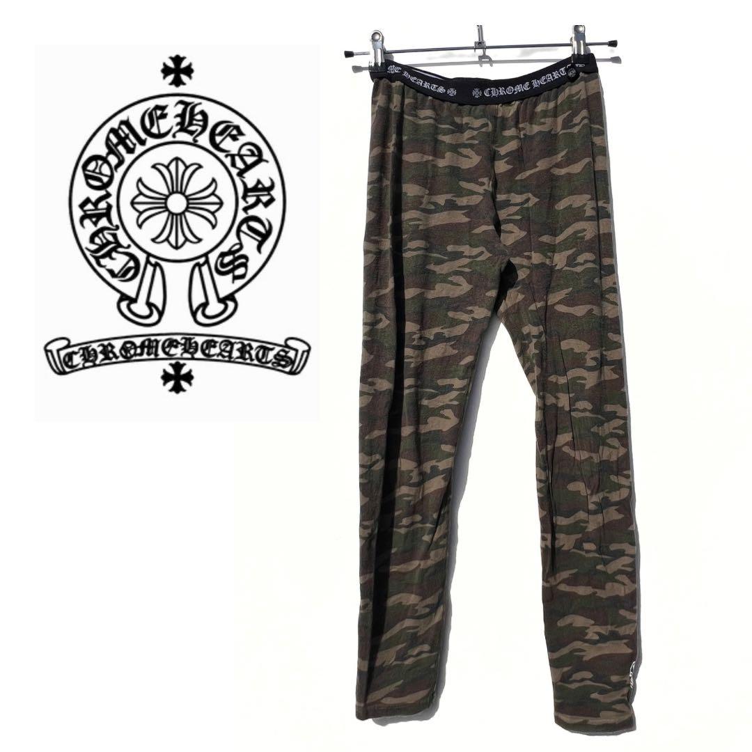 CHROME HEARTS レギンス　クロムハーツ　M 正規店　タイツ　ロゴ