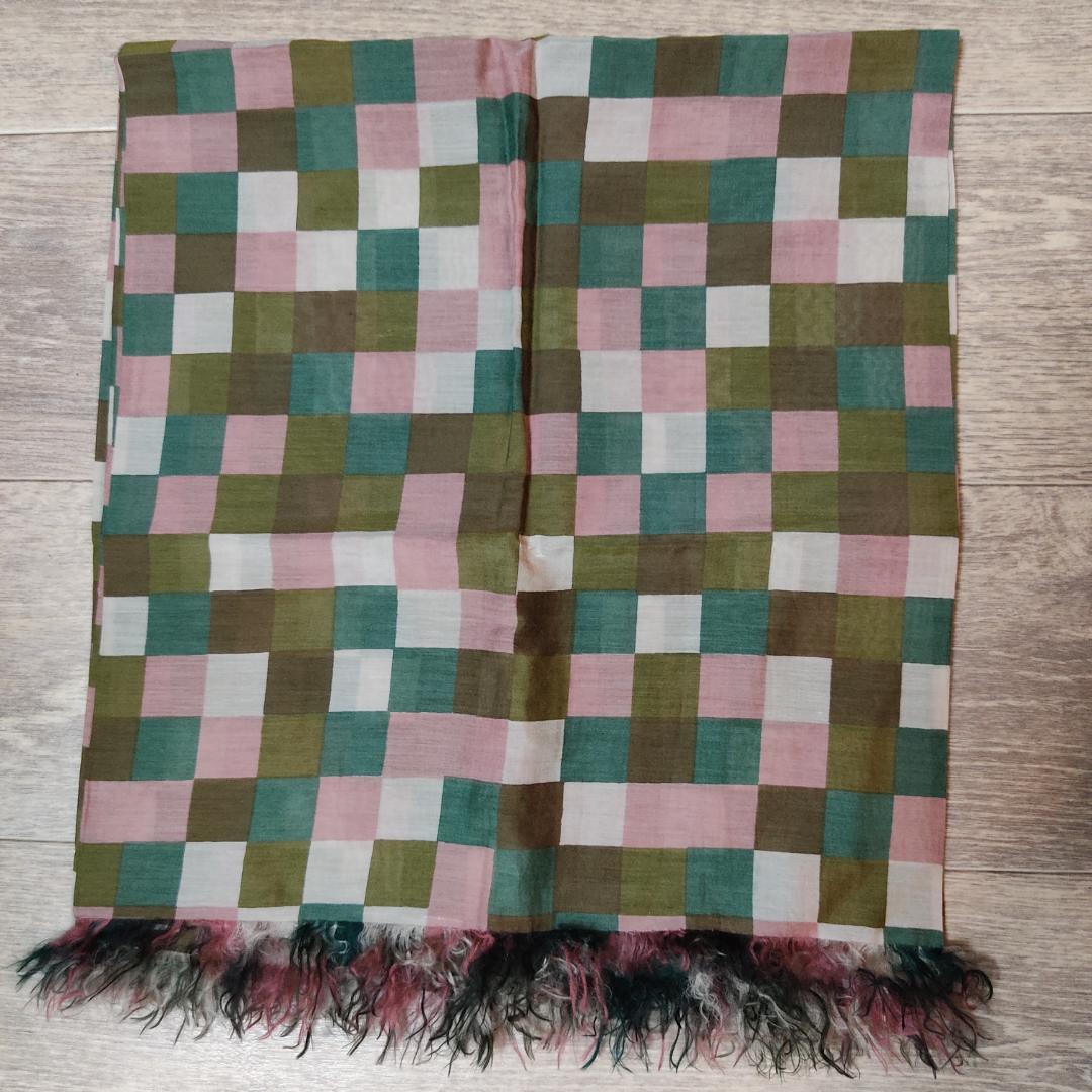 DRIES VAN NOTEN チェック柄 ストール