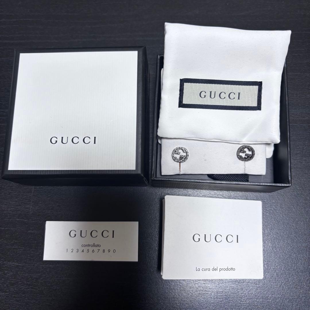 GUCCI ピアス グッチ メンズピアス シルバーピアス