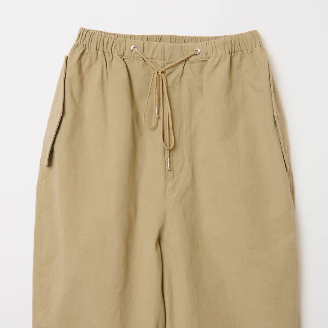 SサイズTHE SHISHIKUI PARACHUTE PANTS グレージュ