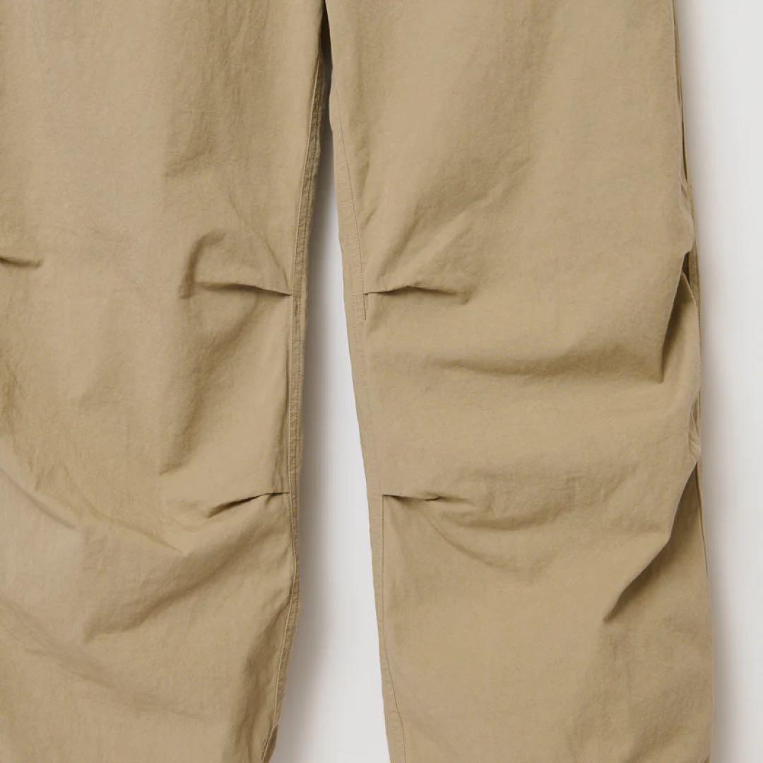 SサイズTHE SHISHIKUI PARACHUTE PANTS グレージュ