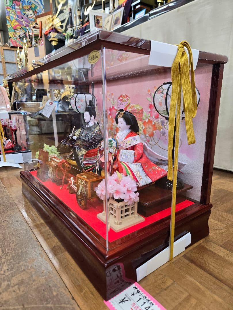 【展示品限り】雛人形 ケース飾り　※閉店セール　K15