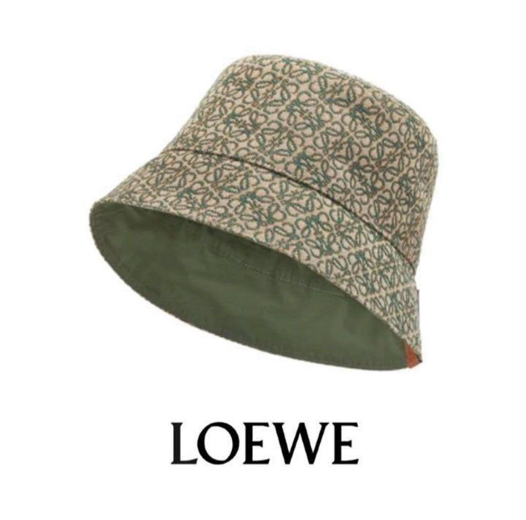 【LOEWE】 リバーシブルアナグラムバケットハット