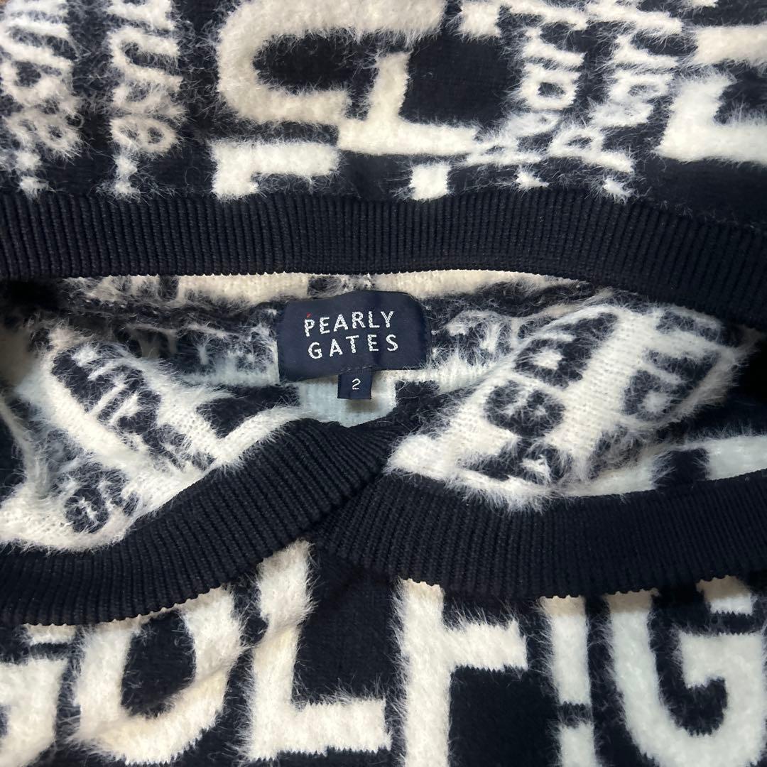 ★PEARLY GATES GOＬF柄ジャガードニットセットアップ　【2】