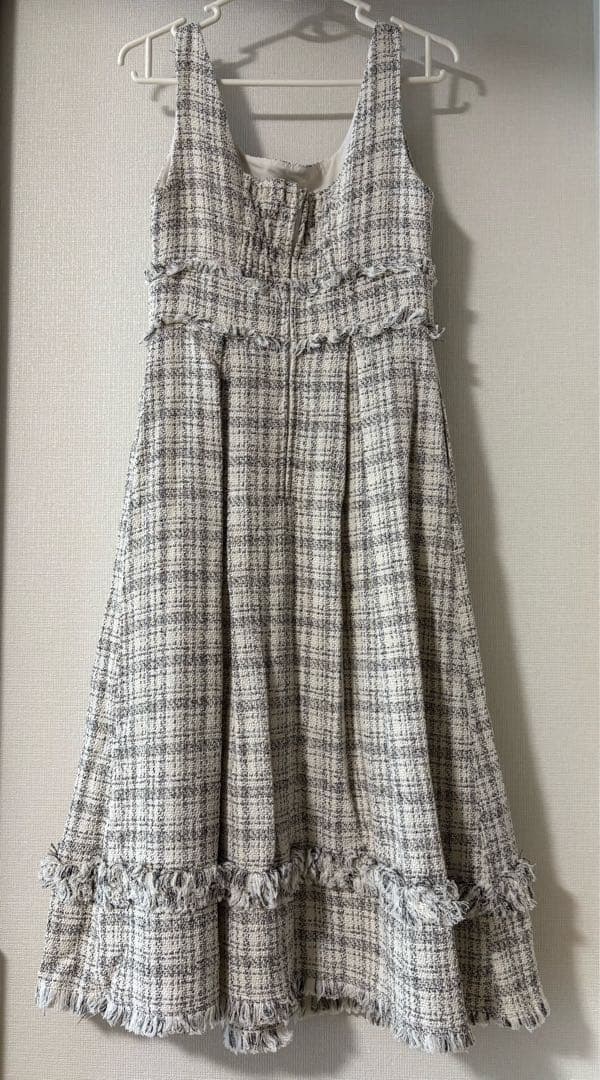 ワンピース herlipto Summer Tweed Midi Dress