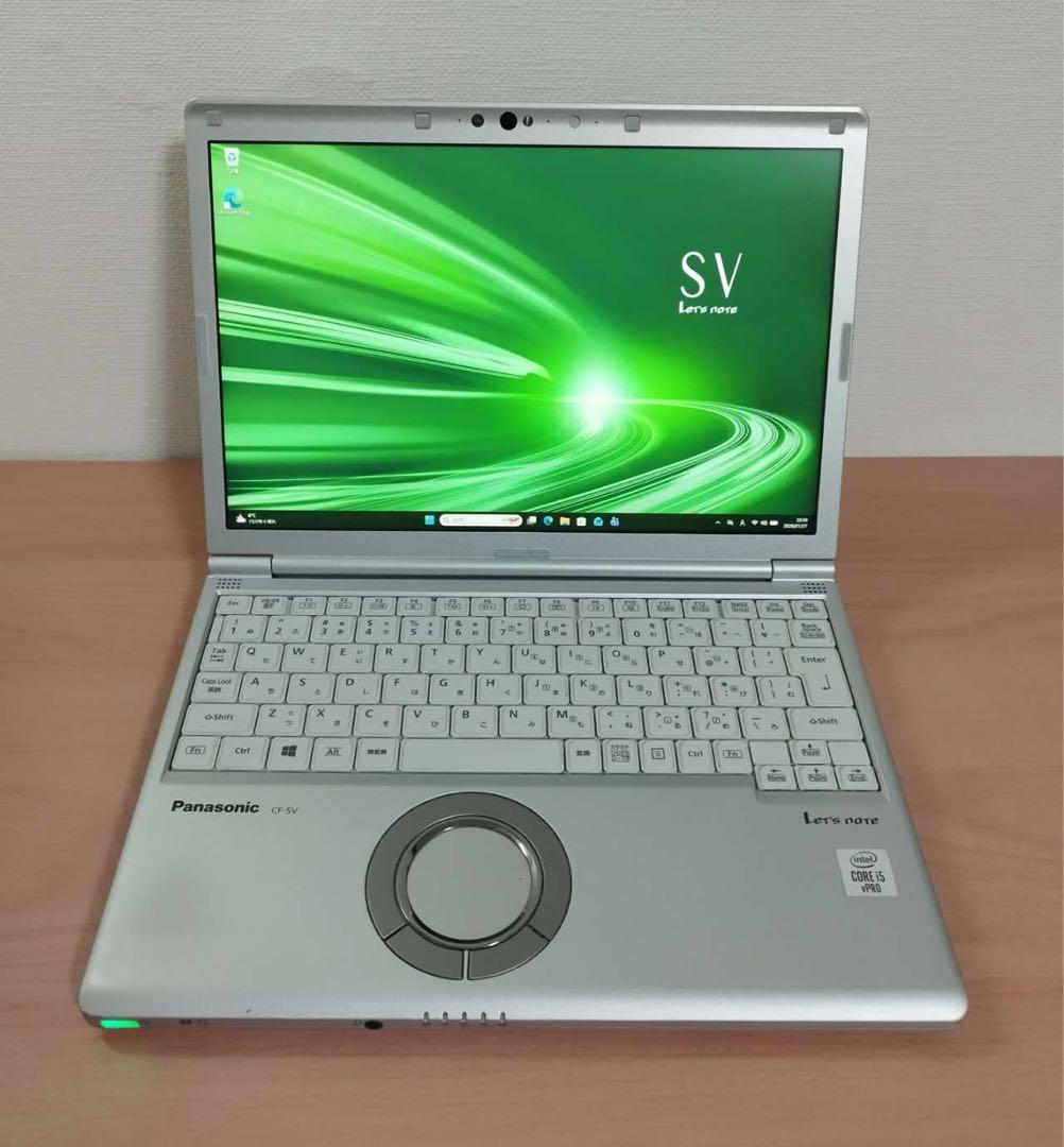 ★レッツノートCF-SV9第10代i5/8GB/256GB/office付き⑥