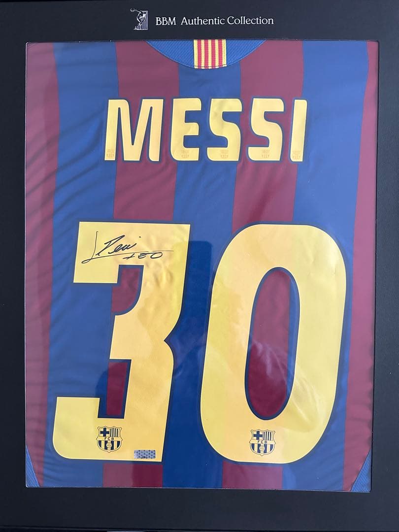 メッシ サイン入り ユニフォーム 30番