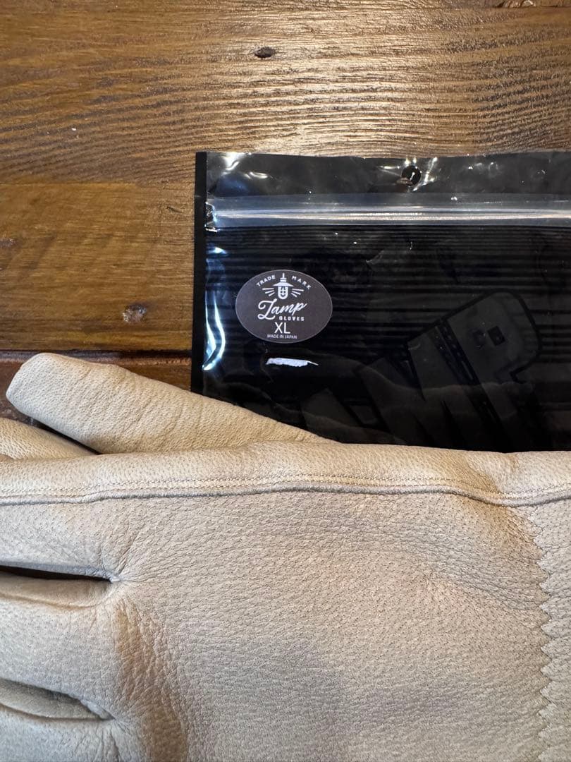 ランプグローブス　グレージュ　winter XL lamp gloves