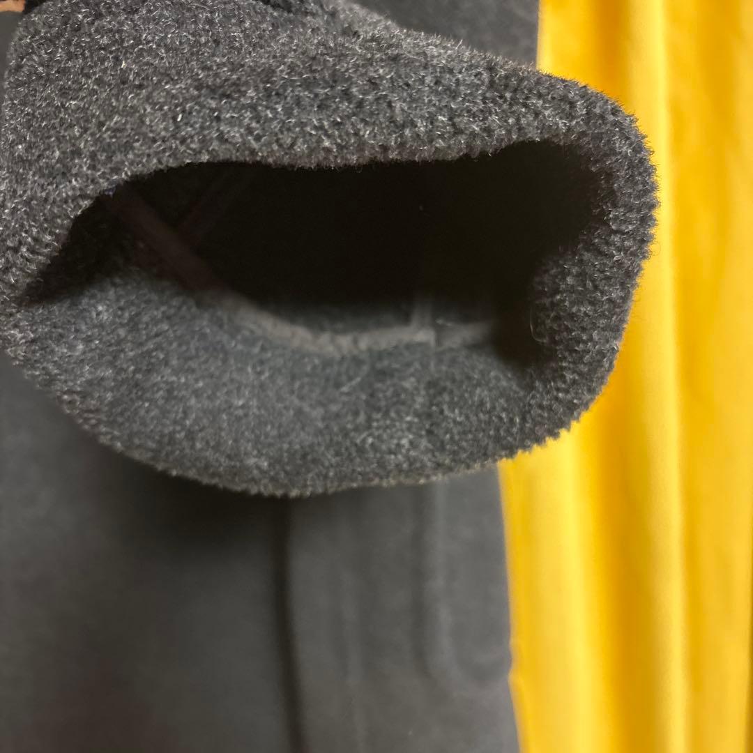 超極上品　インバーティア ロングダッフルコート メンズ チャコール 36=S