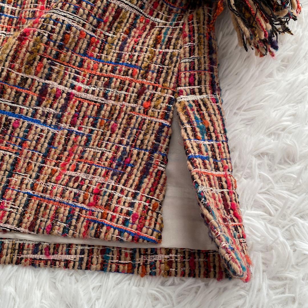 いわちゃん様ご予約品　　MACPHEE☆マルチツイード ラウンドカラージャケット