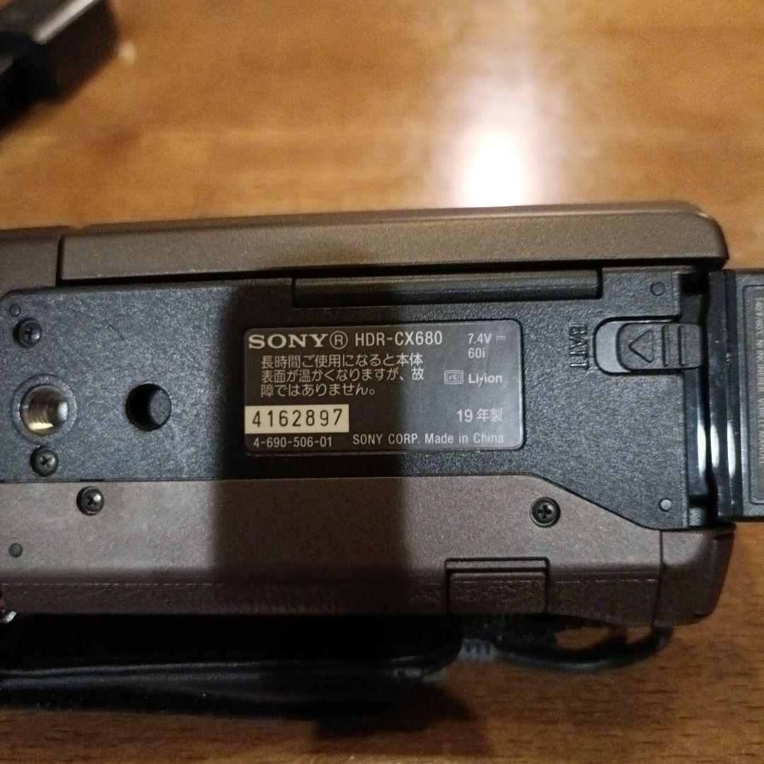 19年製Sony HDR-CX680 ビデオカメラ 本体