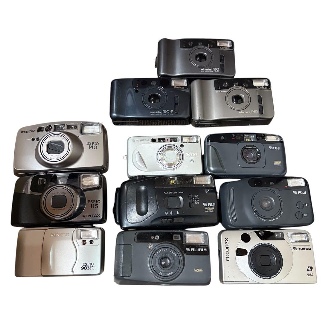 コンパクトカメラ まとめ12台 PENTAX/FUJIFILM/KONICA