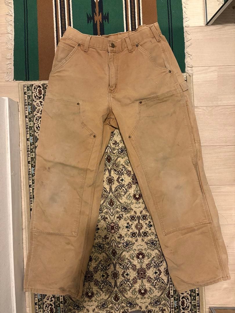00s Carhartt 32×30 B136ダブルニー　カーハート