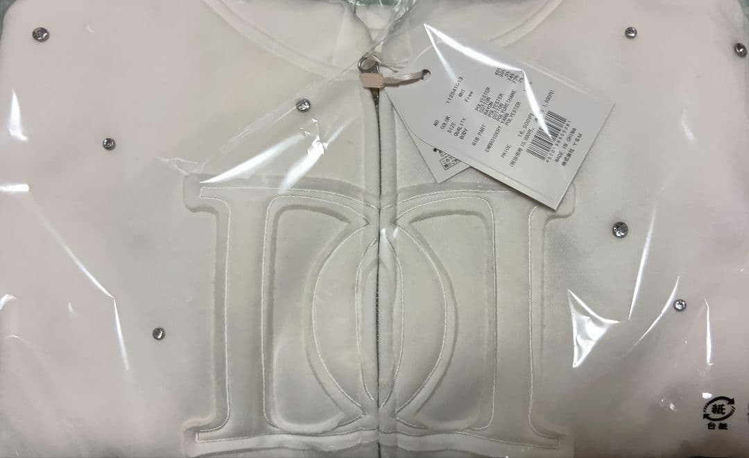 Darich ダーリッチ DDロゴビジューパーカー(WHT)