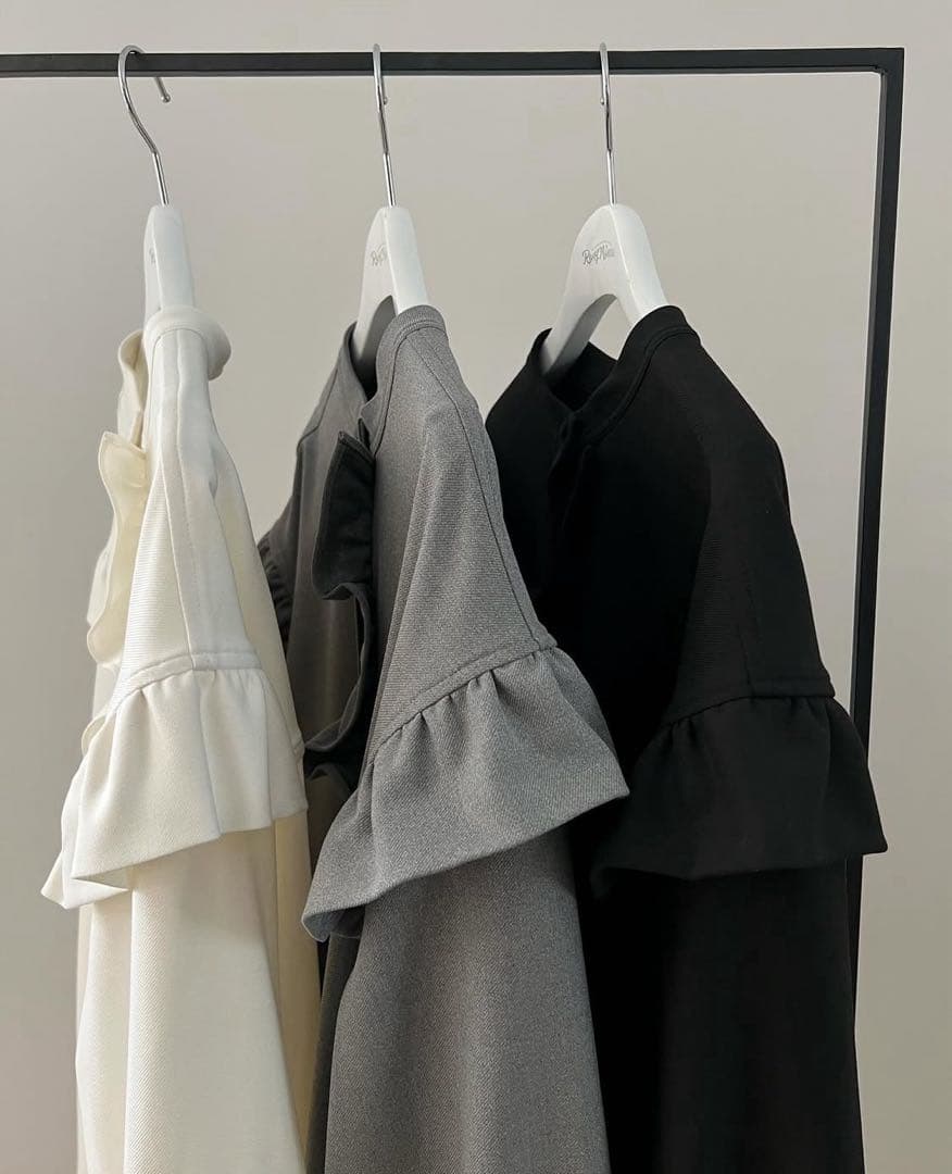 【新品未使用】ロージーモンスター　ウォーミーラッフルチュニック　ブラック