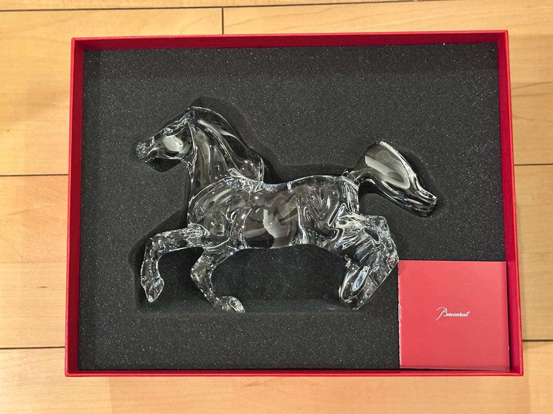 Baccarat クリスタル「いななく馬」　2026干支　品番　2102328