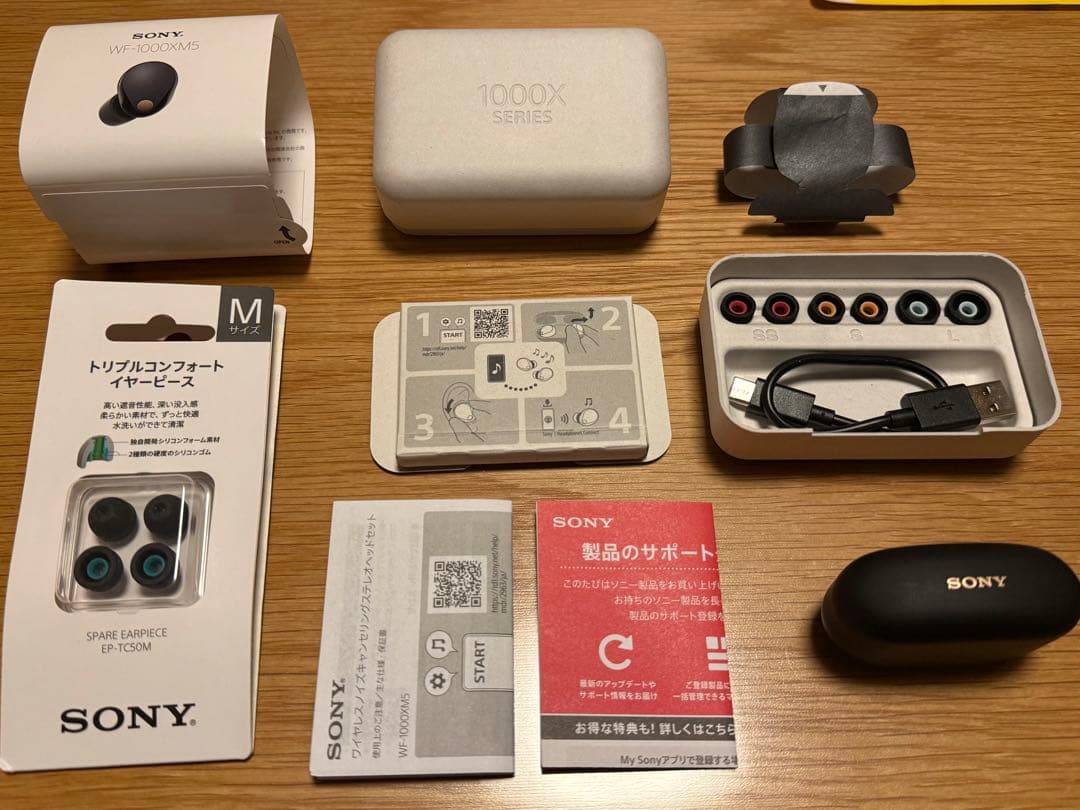 【美品】WF-1000XM5 付属品あり おまけ付き