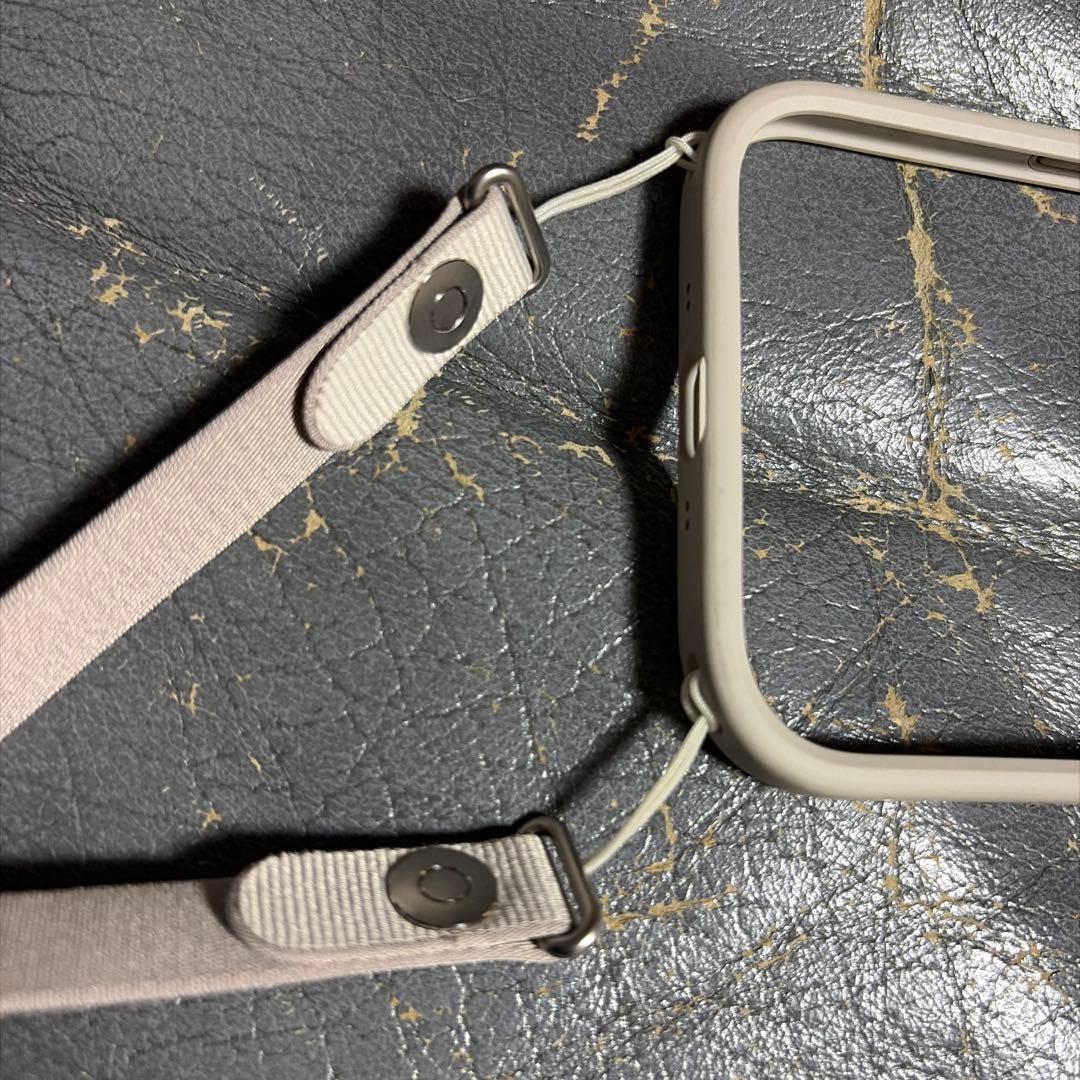 Apple純正 iPhone Air Bumper クロスボディストラップ タン