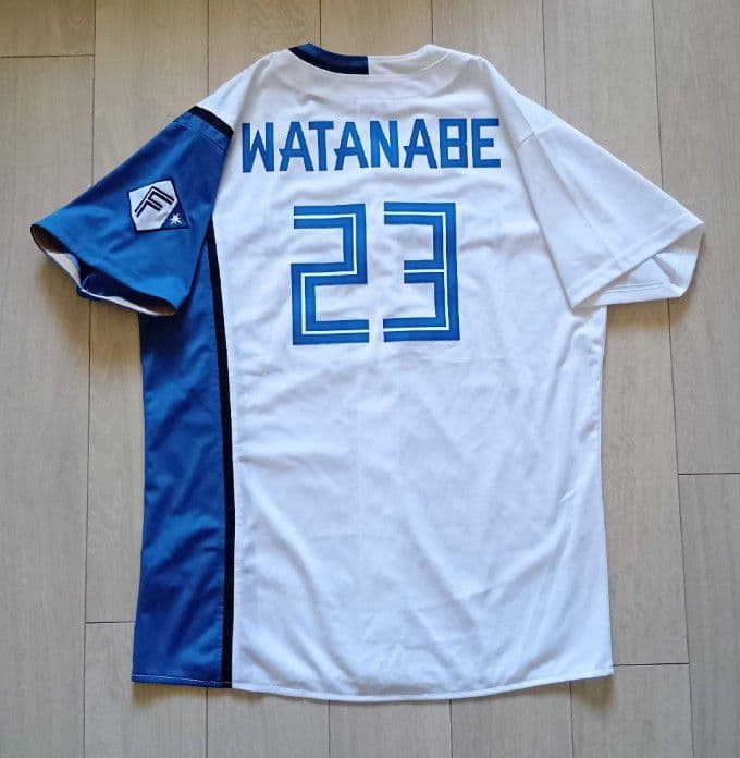 【レア】日本ハム　ファイターズ　渡邉　ホーム　ユニフォーム　ファナティクス　L