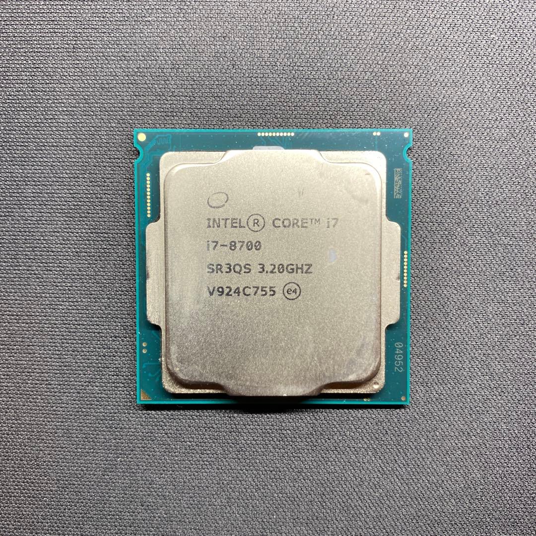 K*n様 美品　Intel Core i7-8700（3.20GHz）CPU