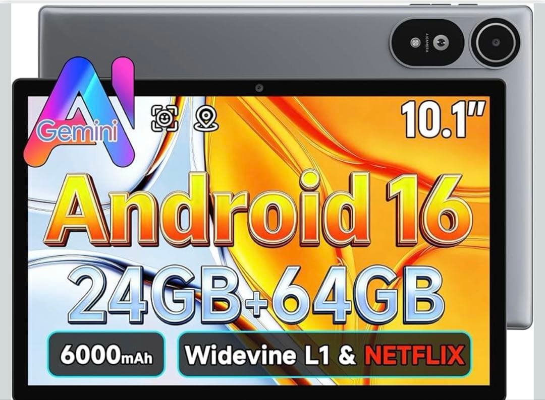 タブレット Android 16 タブレット 10インチ wi-fiモデル