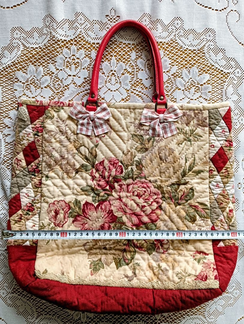 スーちゃん 特大 手縫い バッグ