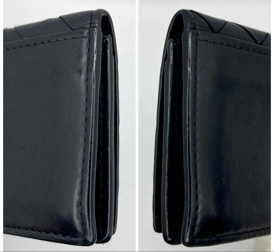 オジサン　良品◇ボッテガヴェネタ イントレチャート カードケース 名刺入れ