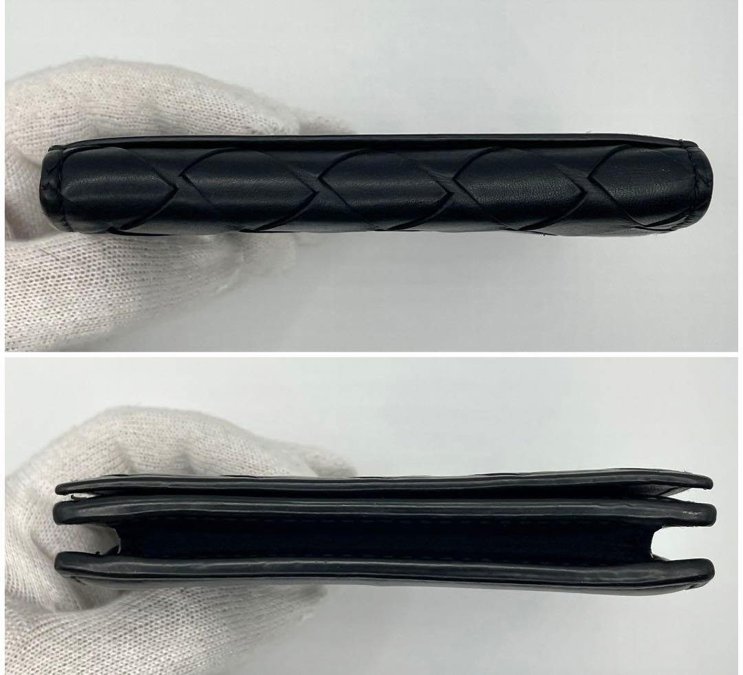 オジサン　良品◇ボッテガヴェネタ イントレチャート カードケース 名刺入れ