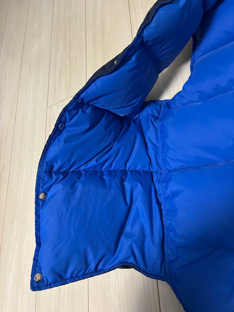 ウールリッチ 70s Mリバーシブルダウンベスト ネイビー echeveria